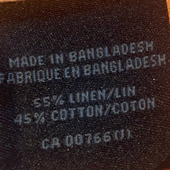 Britches Linen  Cotton Blend Button Down Short Sleeve Shirt Sz 2XLT - Picture 6 of 6